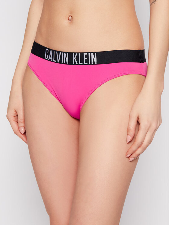 Calvin Klein Swimwear Bikinio apačia KW0KW01233 Violetinė