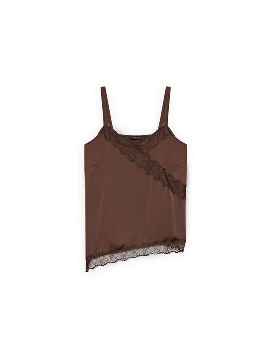 Fiorella Rubino Fiorella Rubino Top D004T000262N022 Brązowy Regular Fit