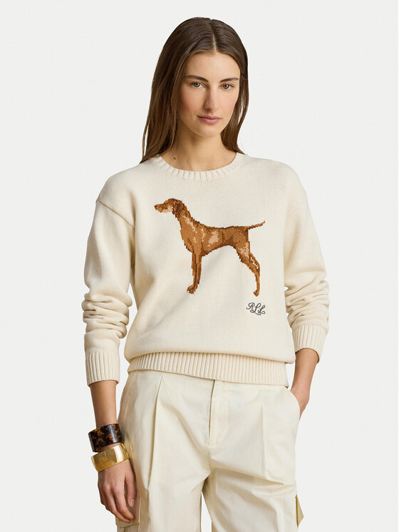 LAUREN RALPH LAUREN LAUREN RALPH LAUREN Svetr 200P14120001 Krémová Regular Fit