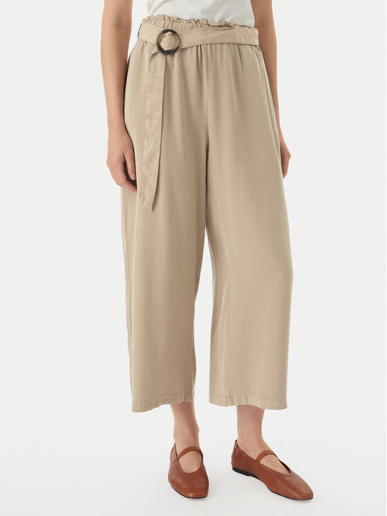 Vero Moda Vero Moda Pantaloni culotte Bree 10341670 Maro Cropped Fit