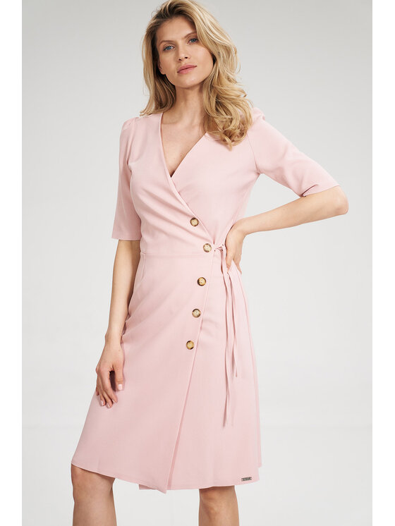 FIGL FIGLFIGL Vestito M703 Rosa Regular Fit