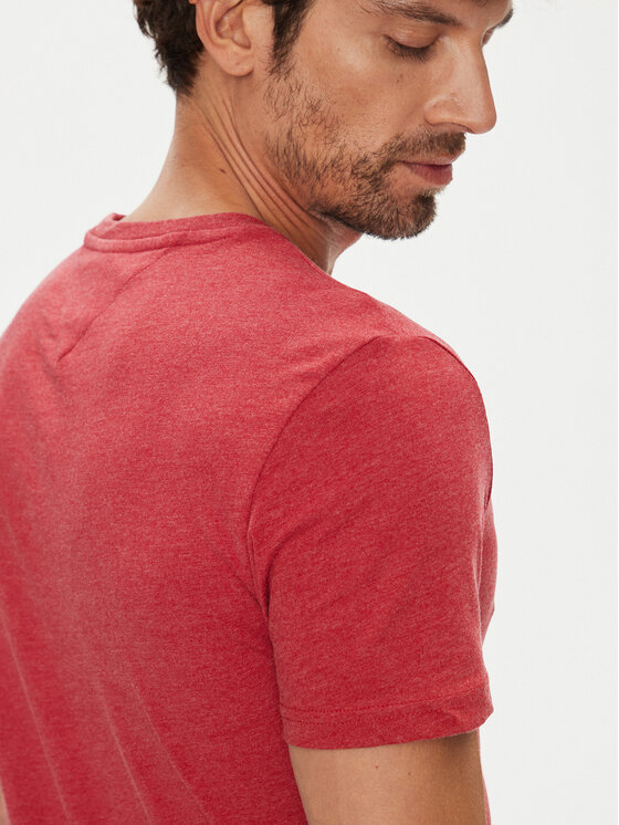 Tommy Jeans Tommy Jeans Majica Jaspe DM0DM20363 Rdeča Slim Fit