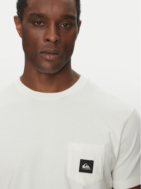 Quiksilver Quiksilver T-Shirt EQYZT08035 Biały Regular Fit