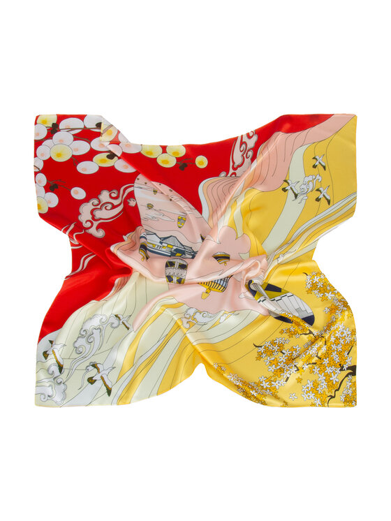 ALLORA BE UNIQUE ALLORA BE UNIQUE Foulard jedwabna Giallo