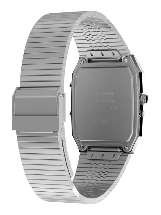 Timex Timex Zegarek TW2Y05900 Srebrny