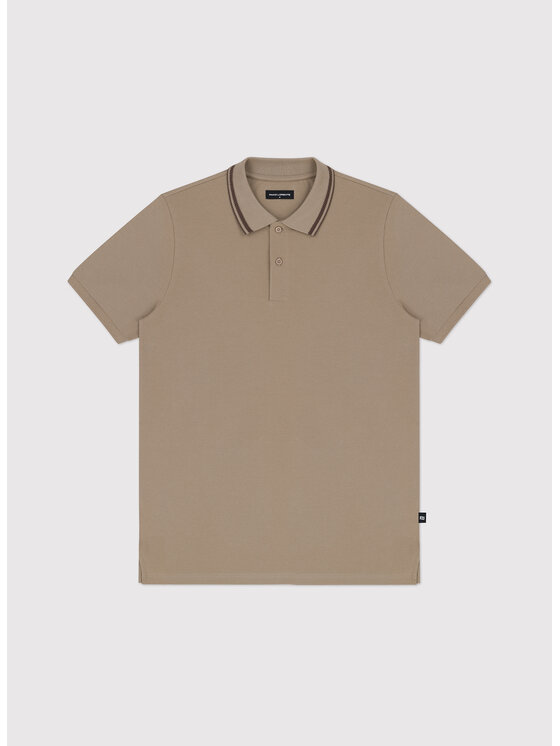 Pako Lorente Pako Lorente Polo P26WF-TX-004 Beżowy Regular Fit