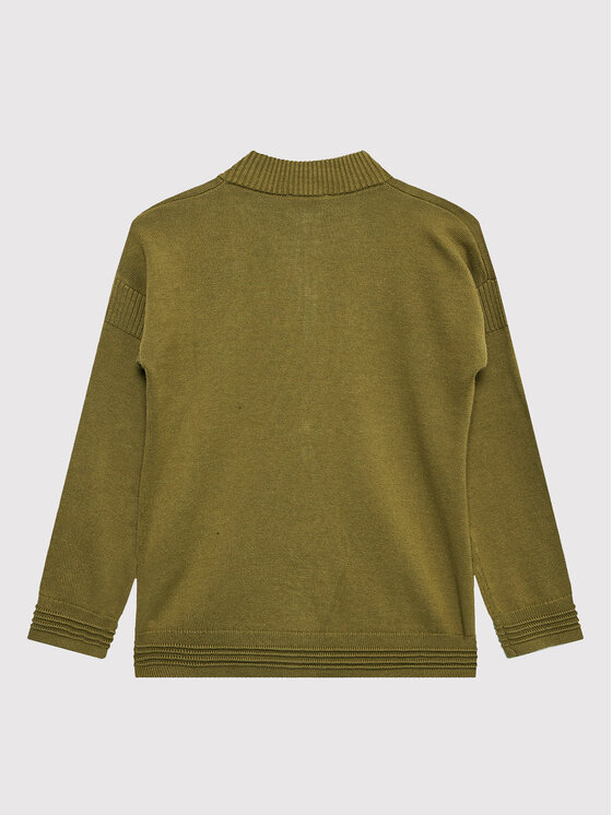 United Colors Of Benetton United Colors Of Benetton Sweter 12CDC500A Zielony Regular Fit