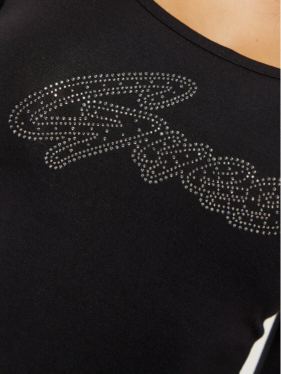 Guess Guess κορμάκι W5RP00 K68D2 Μαύρο Slim Fit