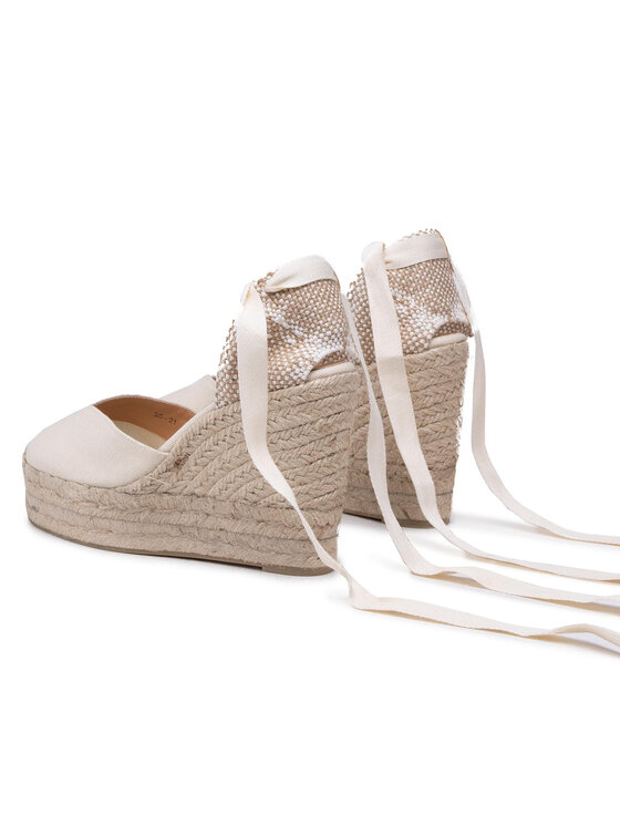Castañer Castañer Espadryle Chiara/8ED/001 020992-203-35 Biały