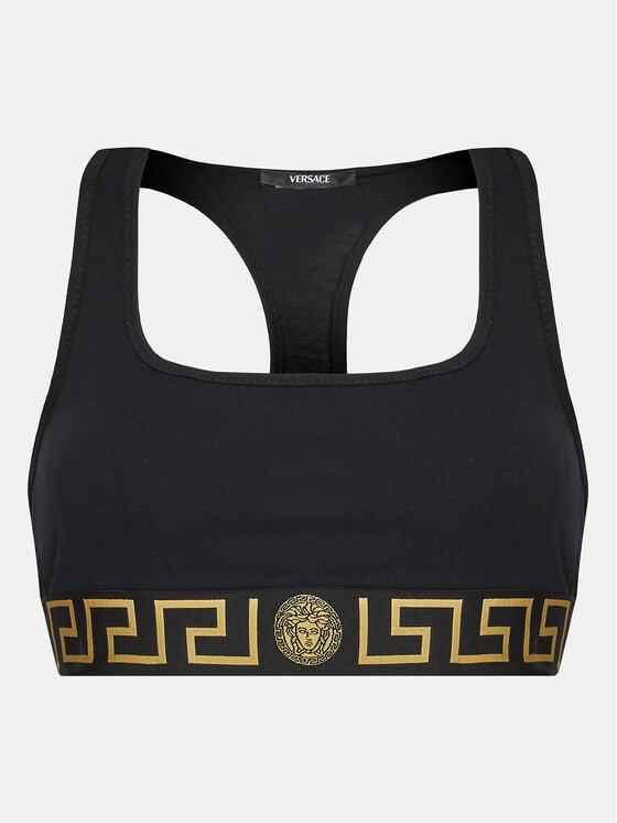 Versace Versace Podprsenkový top AUD01039 1A10011 Čierna