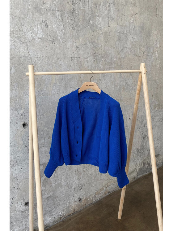 La Mania La Mania Maglione HOMIE Blu Classic Fit