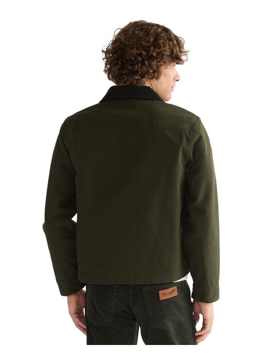Wrangler Wrangler Kurtka przejściowa 112387065 Zielony Regular Fit