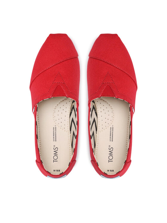 Toms Toms Кросівки Alpargata 10017743 Червоний