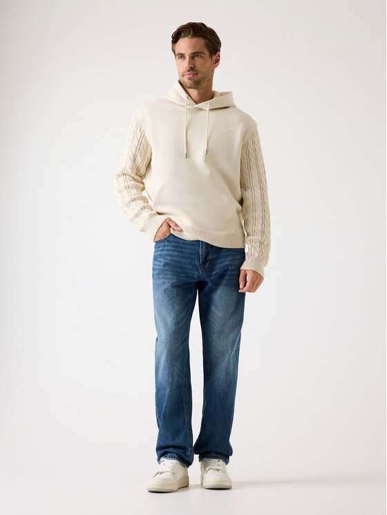 Guess Guess Felpa 179372 Beige Classic Fit