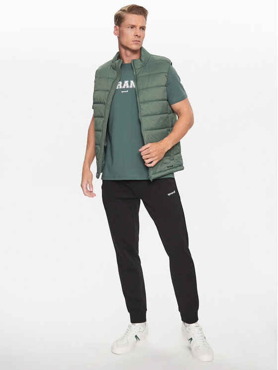 Sprandi Sprandi Kamizelka SP3-KAM011 Zielony Regular Fit