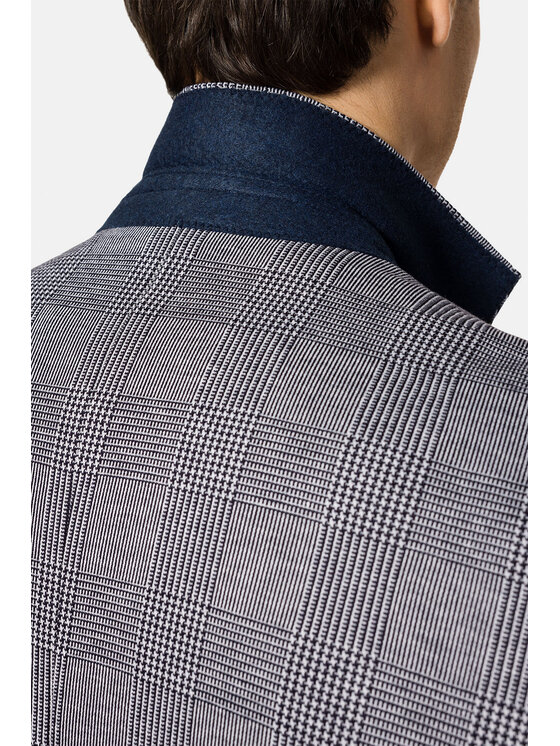 Lancerto Lancerto Marynarka Vicenza MA131123000002 Szary Slim Fit