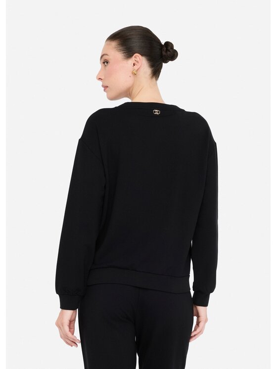 Liu Jo Liu Jo Felpa TF5154FS576R9932 Nero Regular Fit