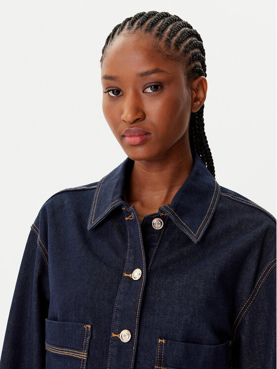 Morgan Morgan Giacca di jeans 252-GADZA Blu scuro Relaxed Fit