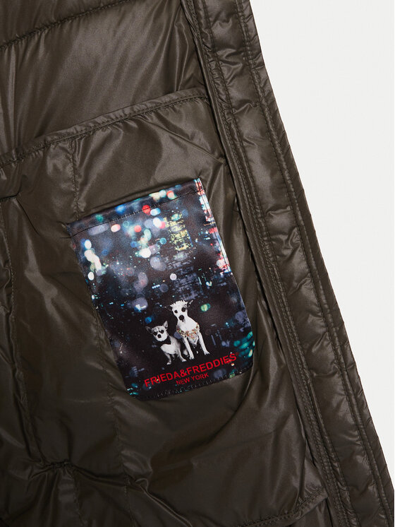 Frieda & Freddies Frieda & Freddies Зимно палто 3802 Зелен Regular Fit