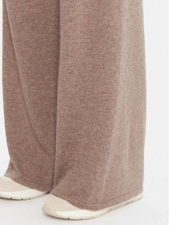 Kontatto Kontatto Pletene hlače 3M0966C Bež Relaxed Fit