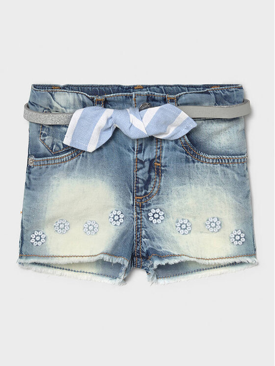 Pantaloncini di jeans 1225 Blu Regular Fit