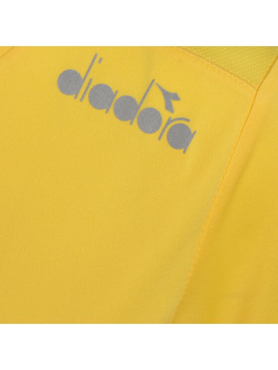 Diadora Diadora T-Shirt L. SS CORE TEE Żółty Basic Fit