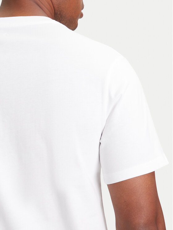 Converse Converse T-Shirt Neon Sign All Star Patch 10027722-A02 Λευκό Regular Fit