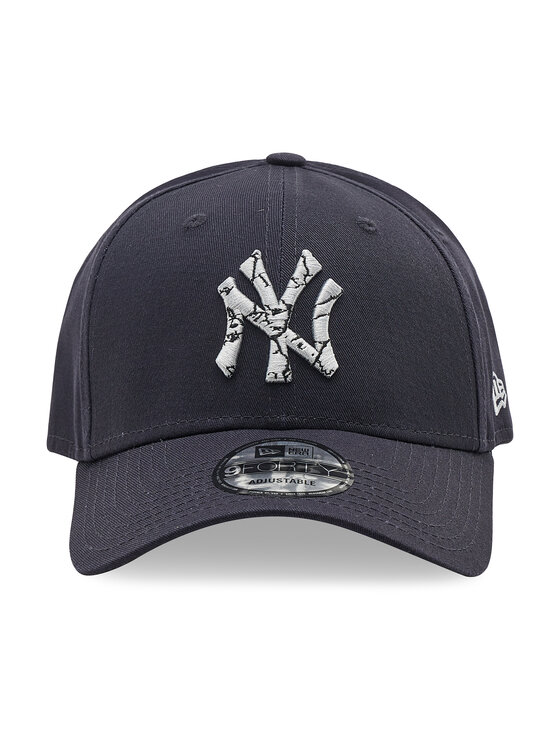 New Era New Era Cappellino New York Yankees Marble Infill 9Forty 60284843 Blu scuro