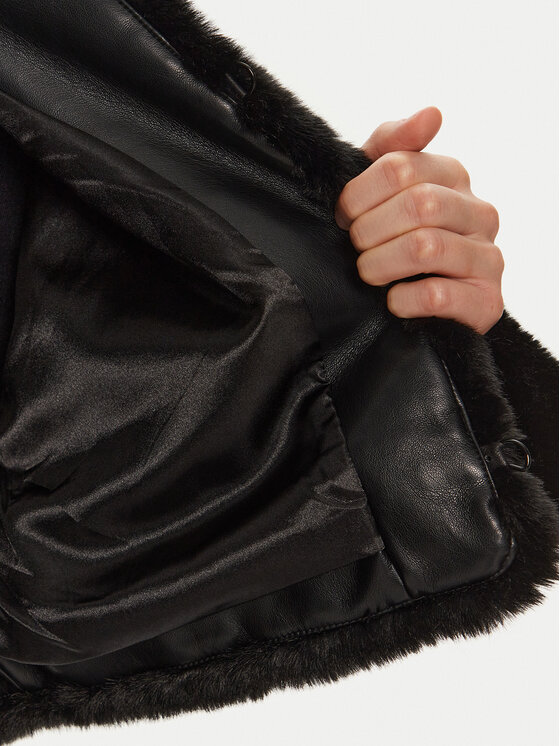 ROTATE ROTATE Γούνα Rasia 113110100 Μαύρο Regular Fit