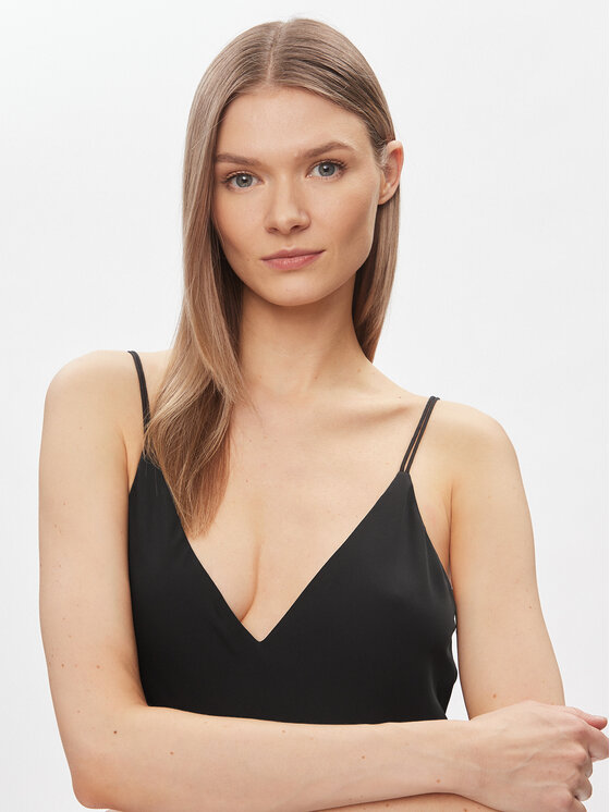 Calvin Klein Calvin Klein Sukienka letnia K20K206776 Czarny Regular Fit