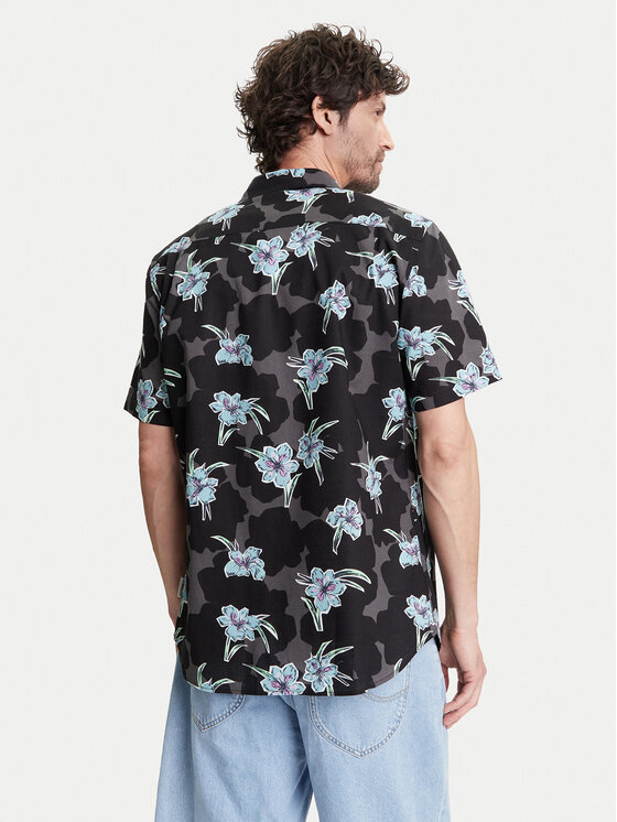 Quiksilver Quiksilver Košeľa Apero Classic Ss EQYWT04605 Čierna Regular Fit