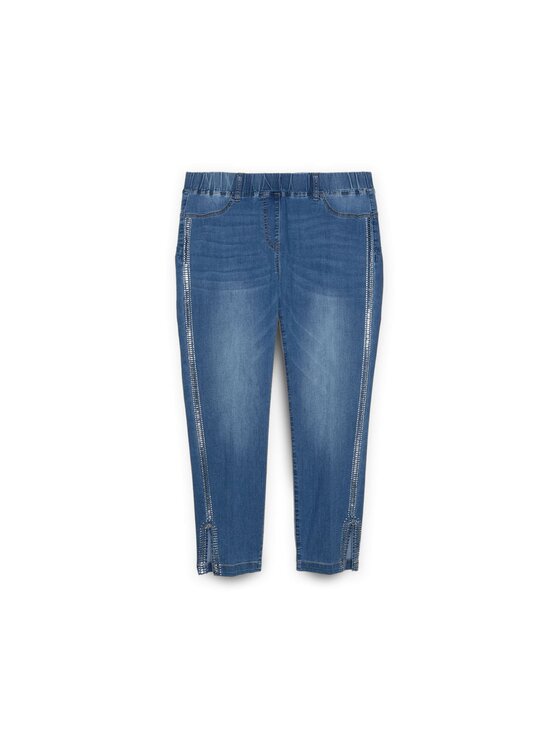 Fiorella Rubino Fiorella Rubino Jeansy P595T004872N024 Niebieski Skin Fit
