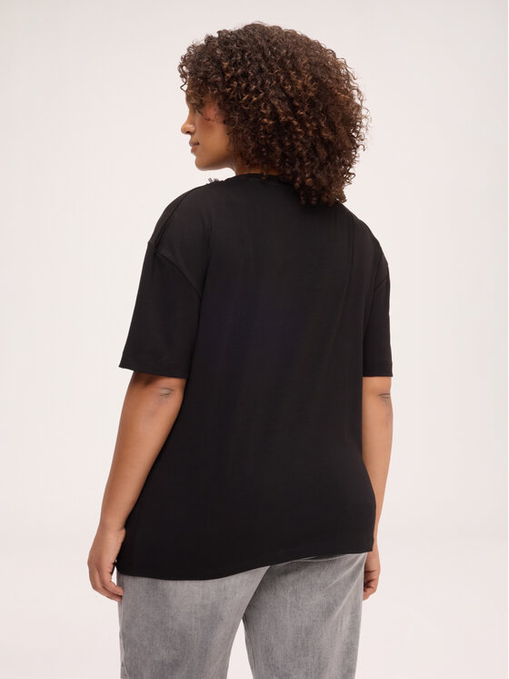 Fiorella Rubino Fiorella Rubino T-Shirt G05UL009808N033 Czarny Regular Fit