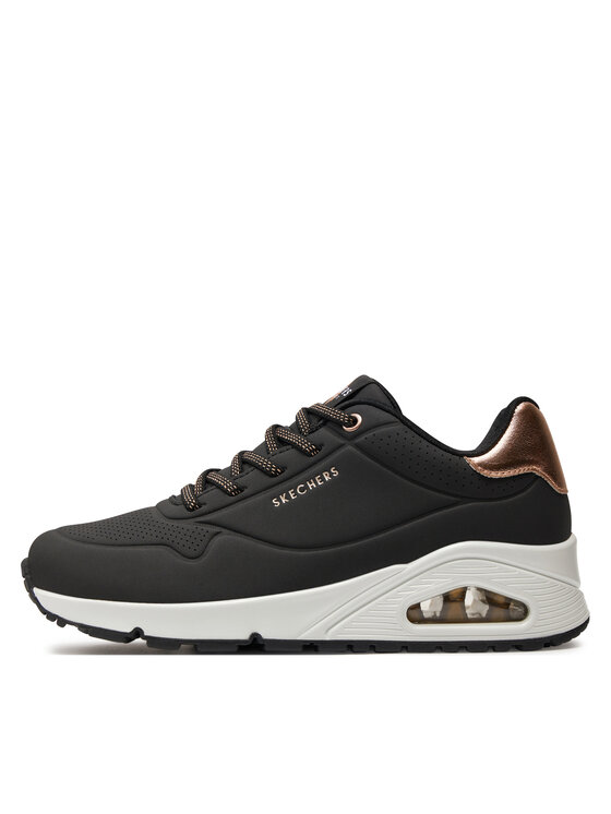 Skechers Skechers Sneakersy Uno Shimmer Away 155196/BLK Čierna