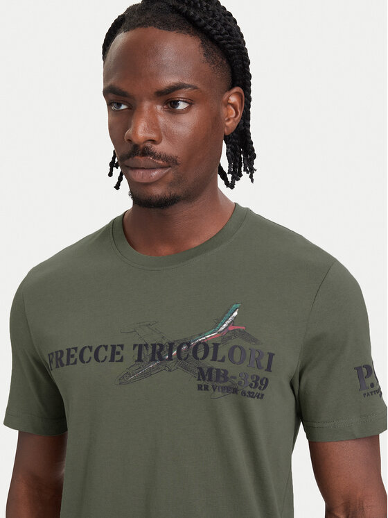 Aeronautica Militare Aeronautica Militare T-Shirt 262TS2541UJ00750 Khaki Regular Fit