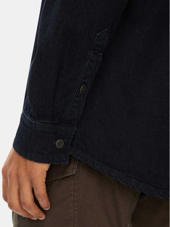G-Star G-Star Raw camicia di jeans Clean D28914-D539 Blu scuro Regular Fit