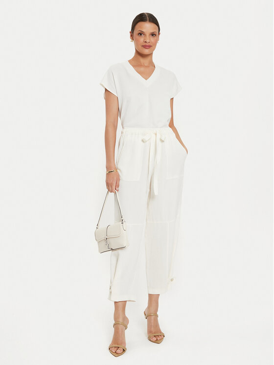 ViCOLO ViCOLO Kalhoty z materiálu TB2085 Béžová Regular Fit