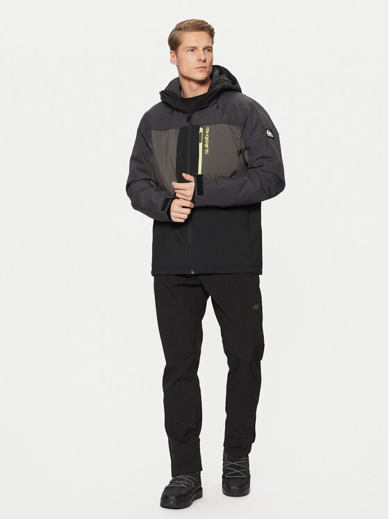 Quiksilver Quiksilver Lyžařská bunda Dawson EQYTJ03451 Černá Slim Fit