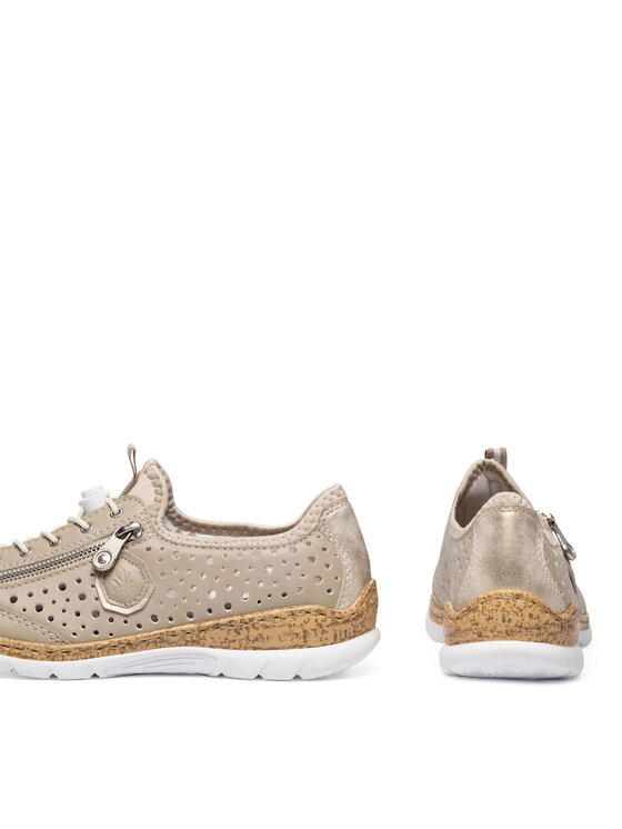 Rieker Rieker Nizki čevlji N42P6-62 Bež