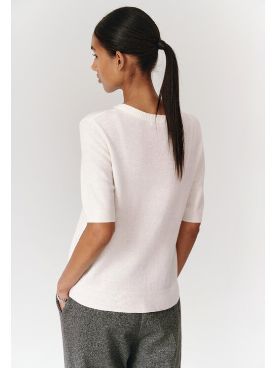 TATUUM TATUUM Sweter MERIO Kremowy Classic Fit