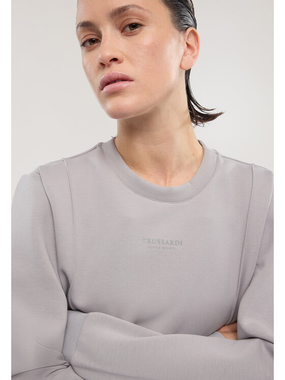 Trussardi Trussardi Bluza G8506000226N003 Szary Regular Fit