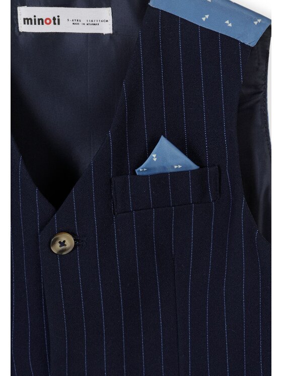 minoti minoti Komplet dziecięcy 33FORMAL200 Niebieski jasny Regular Fit