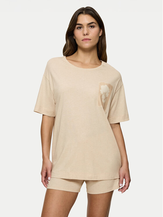 Triumph Triumph Pigiama Endless Comfort 10222572 Beige Relaxed Fit