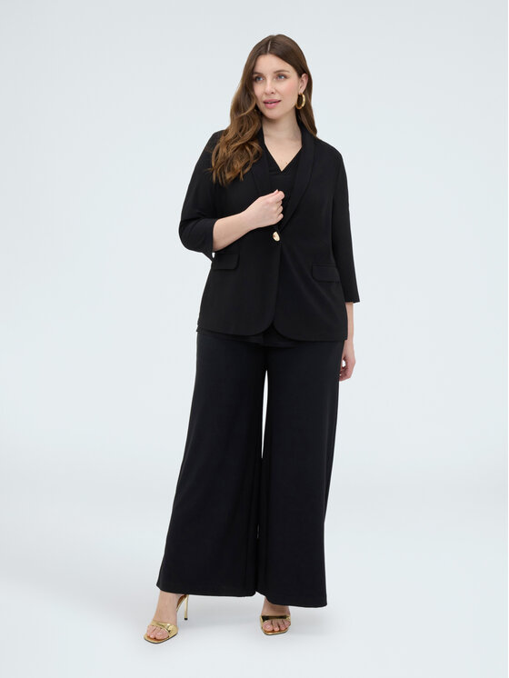 Fiorella Rubino Fiorella Rubino Giacca di transizione R801L000334N033 Nero Slim Fit