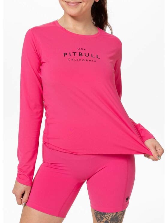 PITBULL PITBULL Koszulka techniczna AVENIDA Różowy Regular Fit