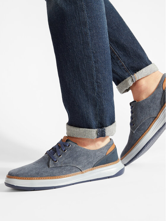 Skechers Skechers Poltopánky Ederson 65981/NVY Tmavomodrá