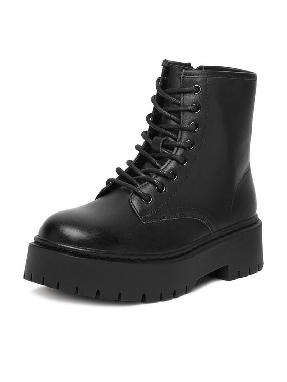 DeeZee DeeZee Schnürschuhe 13123-5 Schwarz