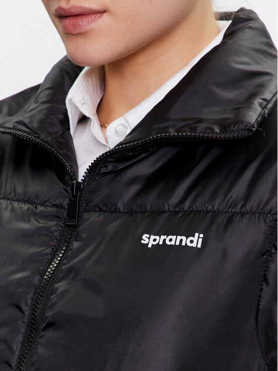 Sprandi Sprandi Αμάνικο Μπουφάν SP3-KAD003 Μαύρο Regular Fit