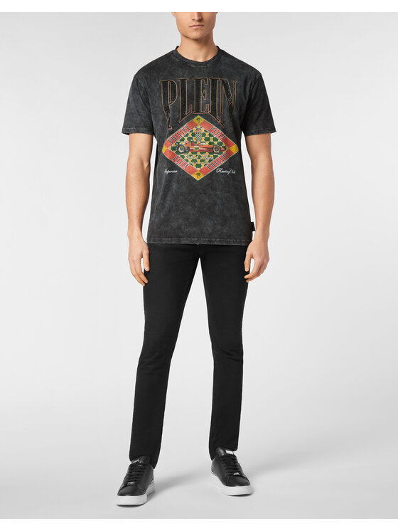 PHILIPP PLEIN PHILIPP PLEIN T-Shirt 24951 Czarny Regular Fit