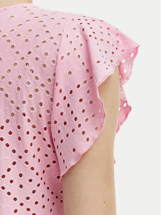 Vero Moda Vero Moda Blúzka Tassa 10286067 Ružová Loose Fit